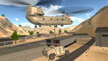 Helicopter Army Simulator الملصق