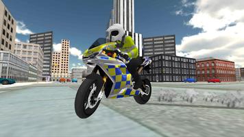 Police Bike Traffic Cop پوسٹر