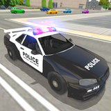 Police Car Crazy Drivers Zeichen
