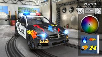 Police Drift Car Driving syot layar 2