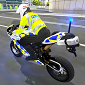 آیکون‌ Police Motorbike Simulator 3D