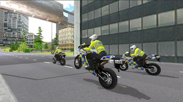 Police Motorbike Simulator 3D captura de pantalla 1