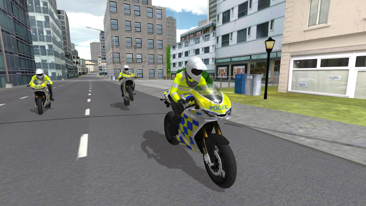Police Motorbike Simulator 3d For Android Apk Download - police motorcycle with sirens roblox