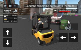 Euro Truck - Trailer Driving Ekran Görüntüsü 2