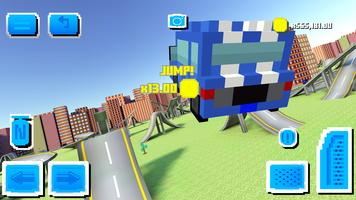Blocky Car Driving poster
