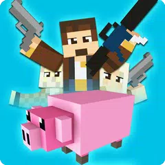 Pixel Shooting Blocky Island APK download