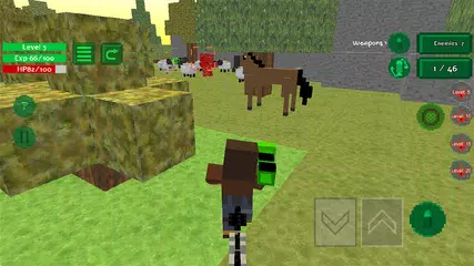 Pixel Shooting Blocky Island APK download