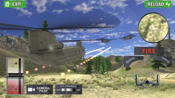 Army Helicopter Flying imagem de tela 2