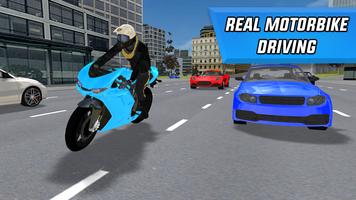 Motorbike Drive City Simulator syot layar 3