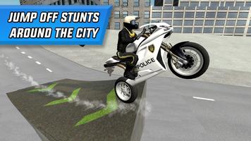 Motorbike Drive City Simulator Affiche