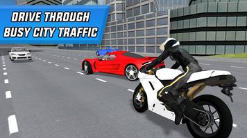 Motorbike Drive City Simulator syot layar 2