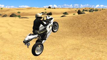 Police Motorbike Desert City screenshot 2