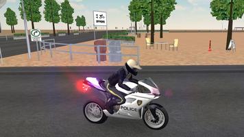 Police Motorbike Road Rider ảnh chụp màn hình 1