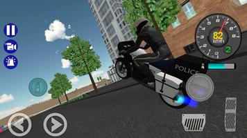 Police Motorbike Road Rider captura de pantalla 3