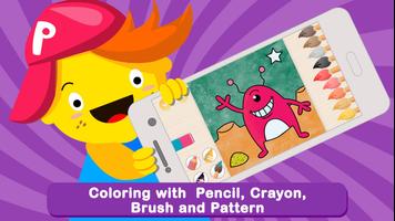 Pic Pen Coloring Book: Educational Game For Kids plakat