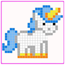 Pixel Art - Unicorn Color by Number aplikacja