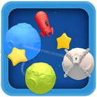 Planets and stars game icône