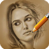 Pencil Camera Face Sketch App icône