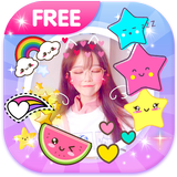 แต่งรูปคาวาอี้ สติกเกอร์ Kawaii biểu tượng