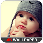Cute Baby Wallpaper (4K) icône