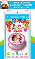 Pictures On Birthday Cake With Effects capture d'écran 1