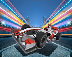 crazy racing speed-poster
