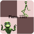 Green Alien Piano Dance