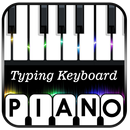 Piano Keyboard theme with English Typing APK
