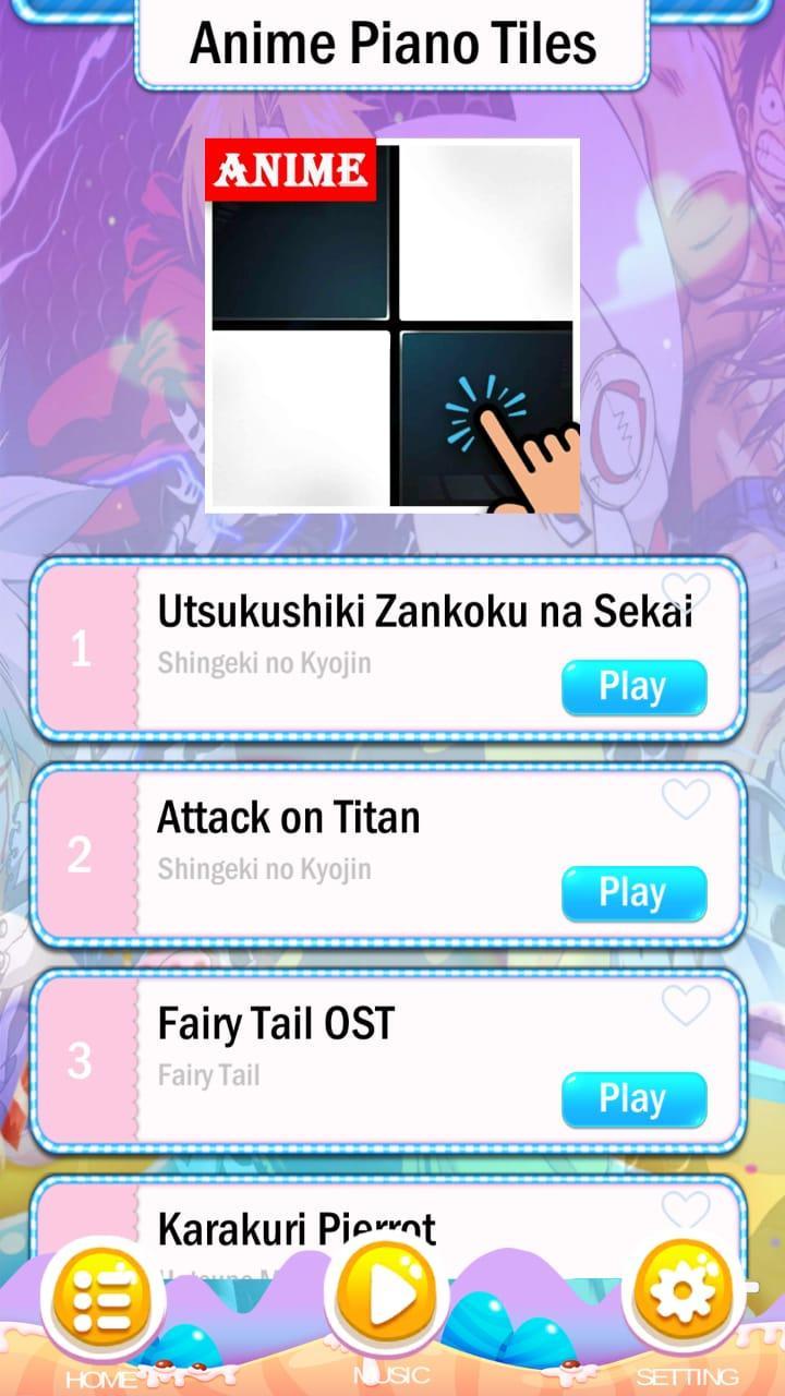 Piano Tiles Anime Songs APK pour Android Télécharger