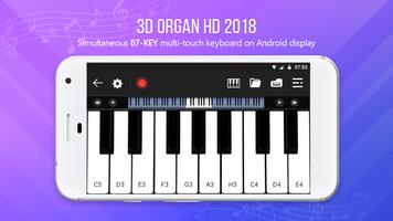 3D ORG - Org Keyboard Music, 3D Piano capture d'écran 1