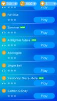 Piano tiles Games music Affiche
