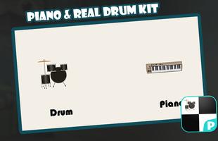 Piano & Real Drum Kit Free capture d'écran 1