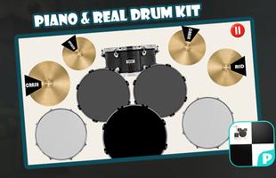 Piano & Real Drum Kit Free capture d'écran 2
