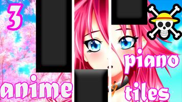 piano tiles: anime Plakat