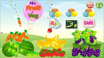 ABC Fruit Veg Flashcard Write Affiche