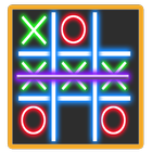 Tic-tac-toe brillo icono
