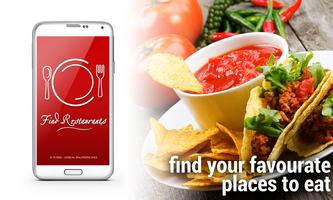 Find Restaurants Affiche