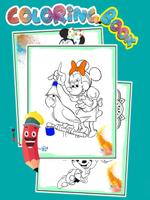How to color Minnie Mouse & Mickey স্ক্রিনশট 3