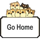 The dog go home icône