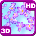 Crocus Bloom Colorful Buds on Spring Wind icon