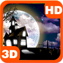 Full Moon Scary Bats in Clouds APK