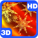 Gold Star Christmas Snowflakes APK