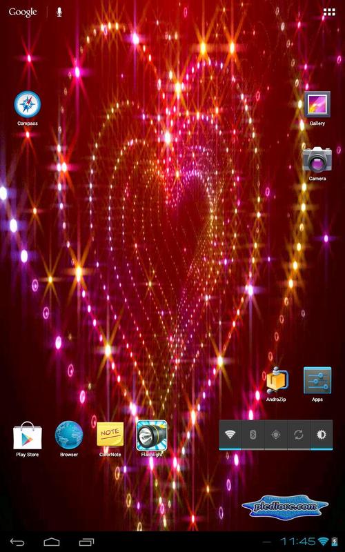 tunnel glitter spark heart 3d apk ダウンロード 無料 カスタマイズ