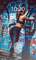 Fitness Girls Screen lock اسکرین شاٹ 2