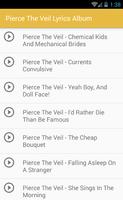 Pierce The Veil Lyrics Album स्क्रीनशॉट 1