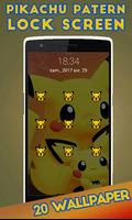 Pika Lock Screen Pattern poster