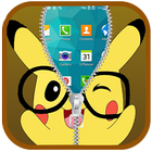 Pikachu Zipper Lock Screen biểu tượng
