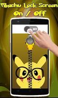 برنامه‌نما Pikachu Zipper Lock Screen عکس از صفحه