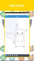 Dibuja a Pikachu y sus amigos captura de pantalla 3