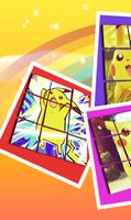 Slide Puzzle For Pokemon Pikachu Affiche